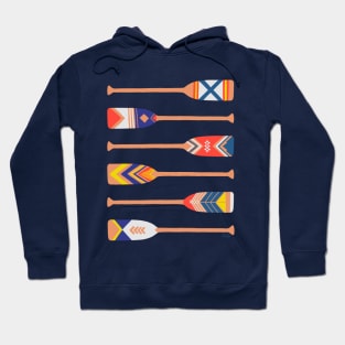 Canoe Paddles - Navy Hoodie